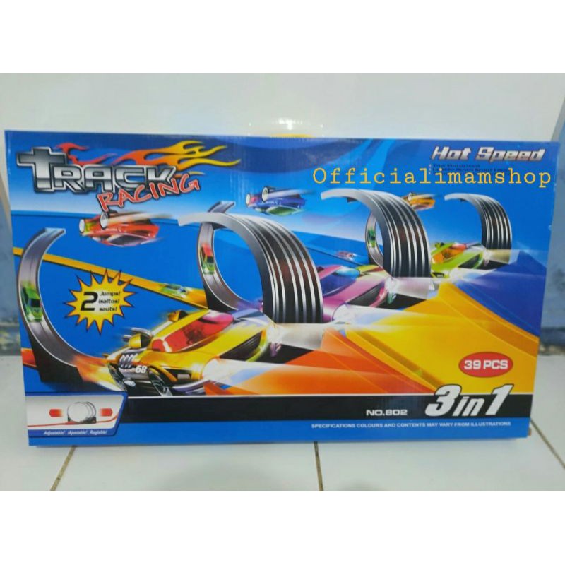 Jual Mainan Track Racing 3 jalur/mainan track racing 2 jalur/ track ...