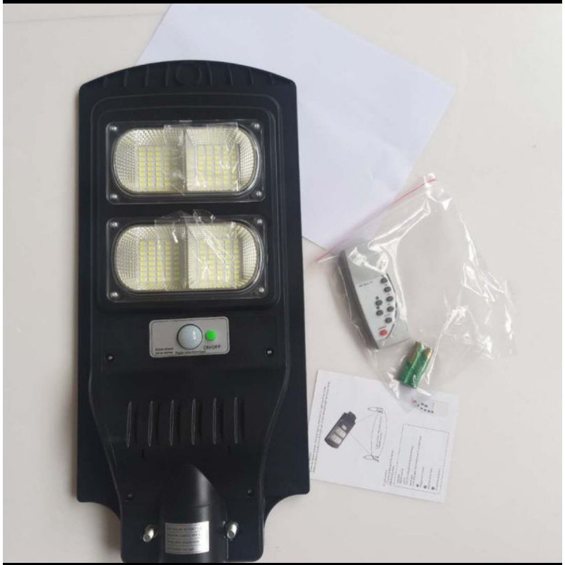 Jual lampu pju matahari panel surya solar sel 80w 80 watt outdoor ...