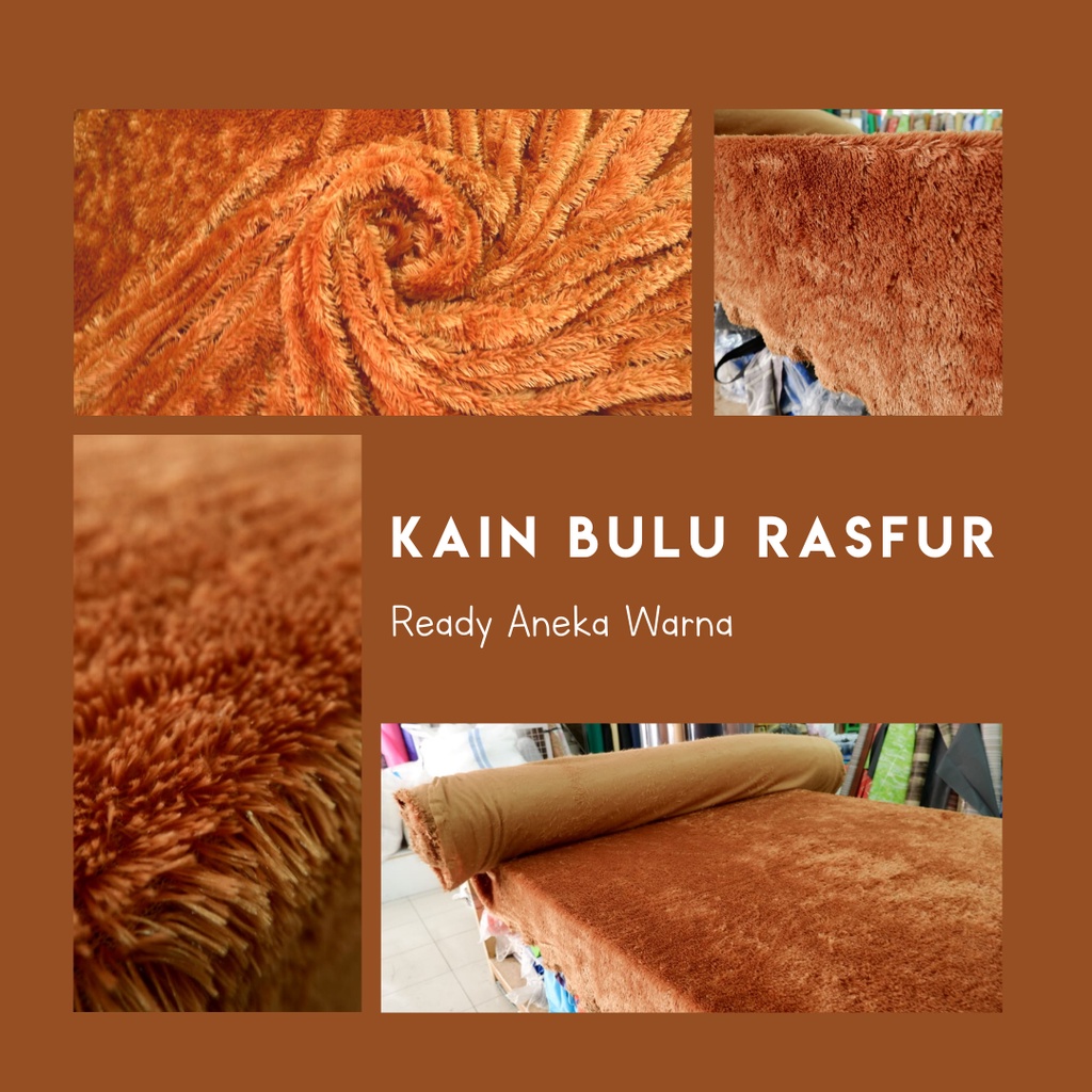 Jual Kain Bulu Rasfur Meteran Lembut untuk alas foto,dekorasi,dll ...