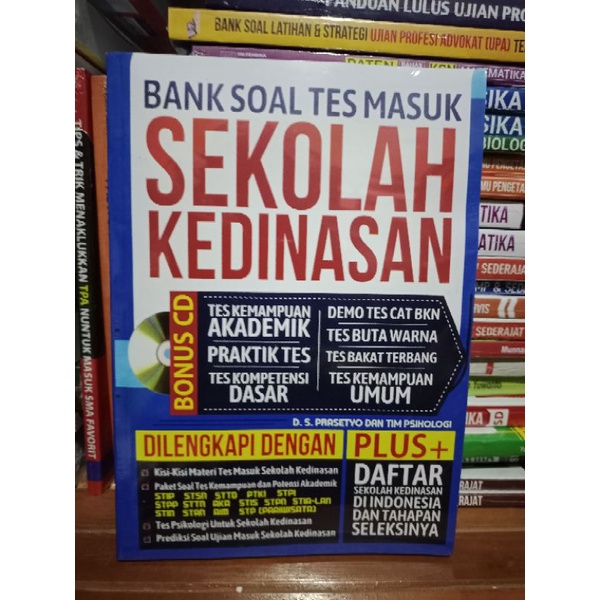 Jual Bank Soal Tes Masuk Sekolah Kedinasan Bonus CD Di Lapak Solusi