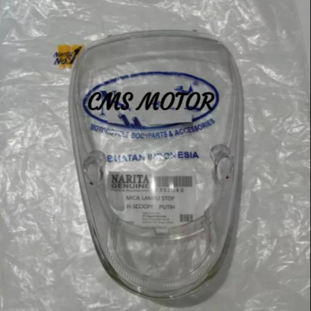 Jual Cms Mika Mica Kaca Lampu Stop Belakang Bening Honda Scoopy Karbu