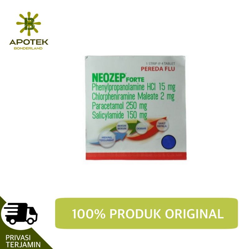 Jual Neozep Forte 1 strip 4 tablet | Shopee Indonesia