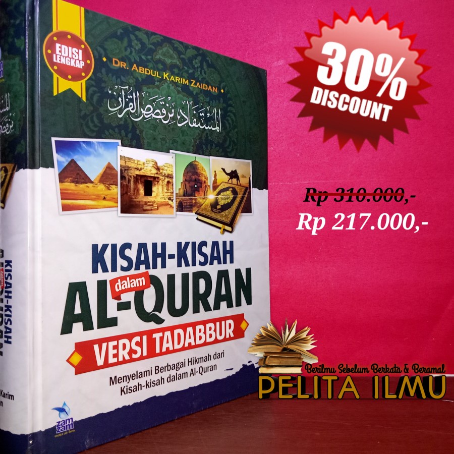 Jual Buku Kisah Kisah Dalam Al Quran Versi Tadabbur Menyelami Berbagai Hikmah Dari Kisah Dalam 2845