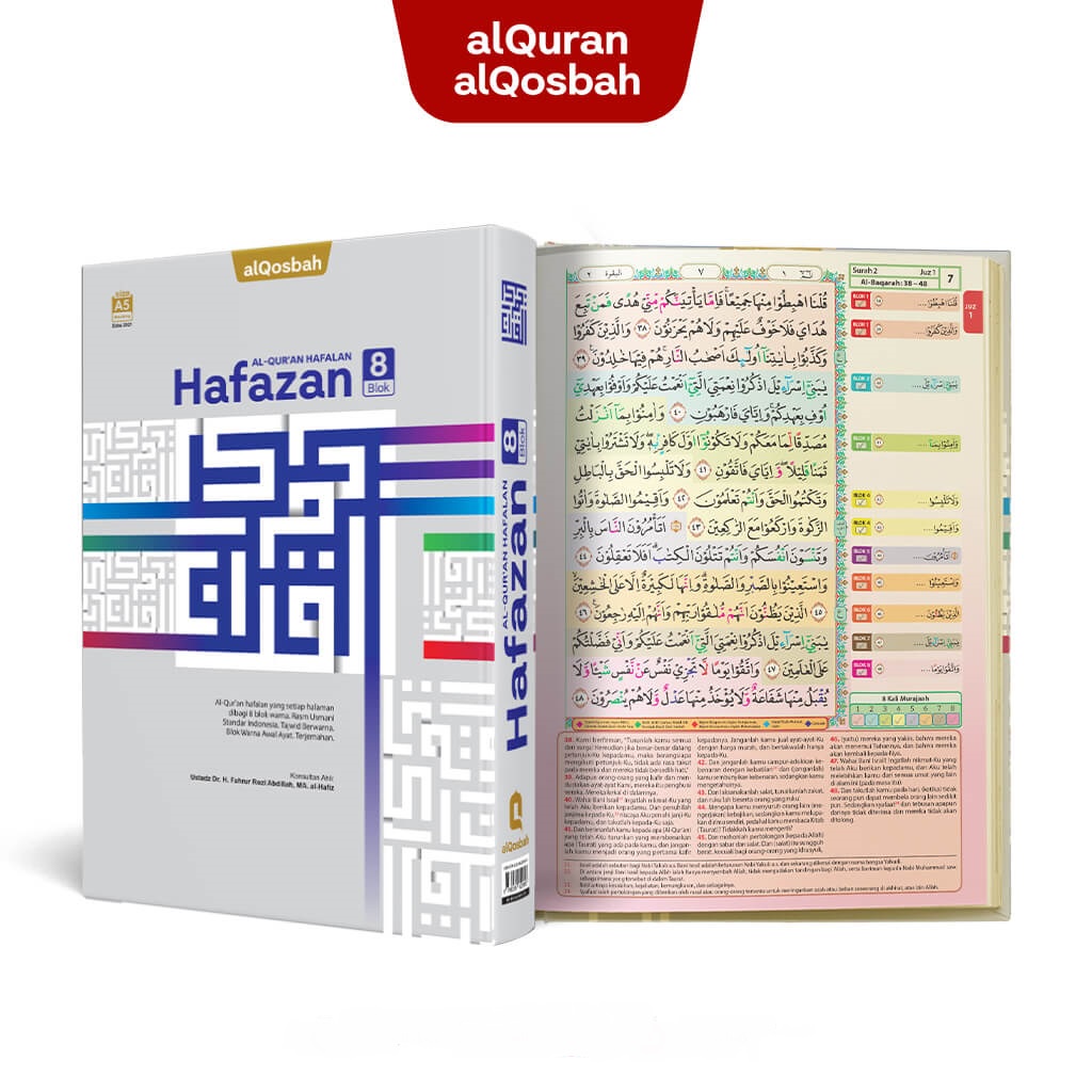 Jual Alquran Hafalan Hafazan 8 Blok Warna Alqosbah Edisi Milenial ...