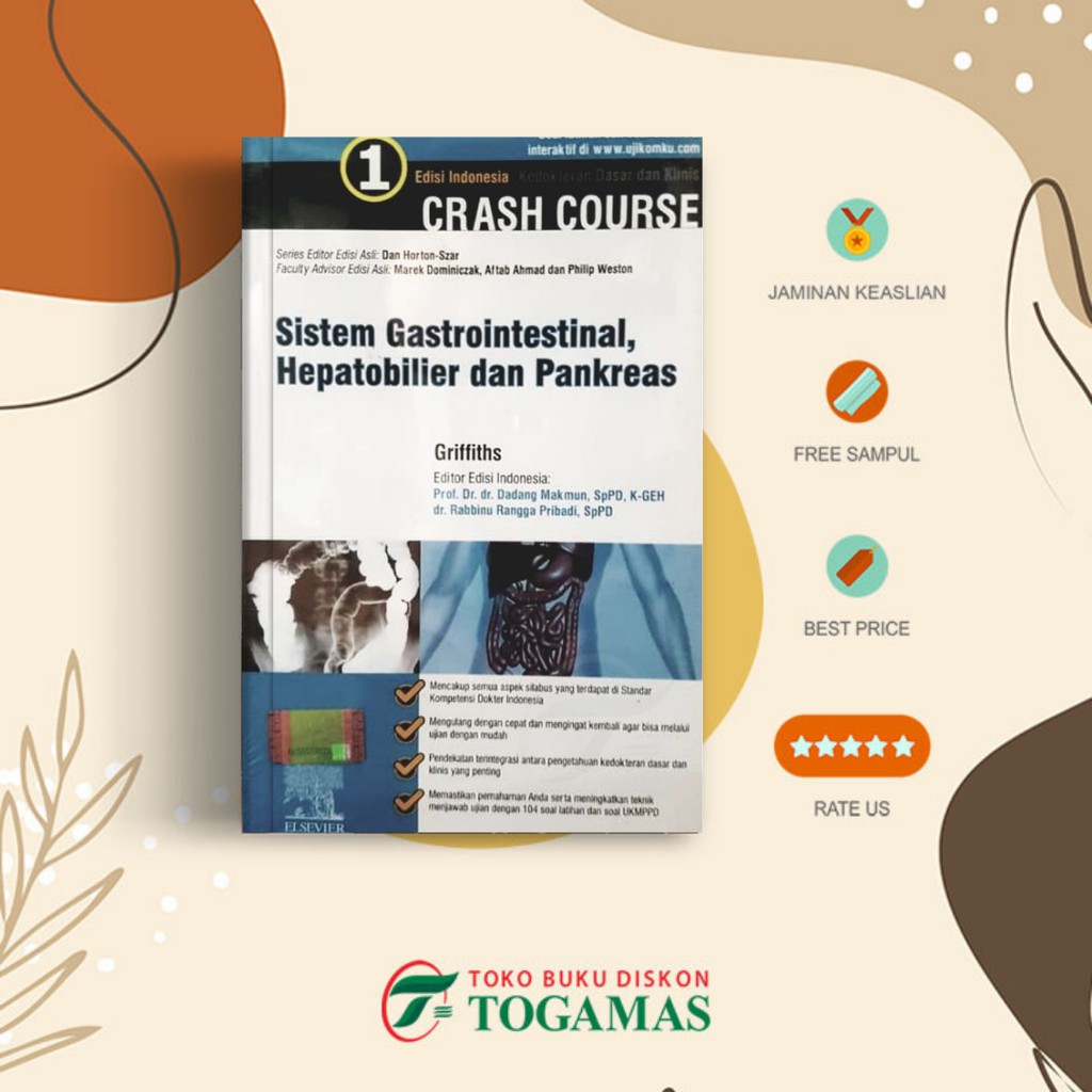 Jual Crash Course : Sistem Gastrointestinal, Hepatobilier Dan Pankreas ...