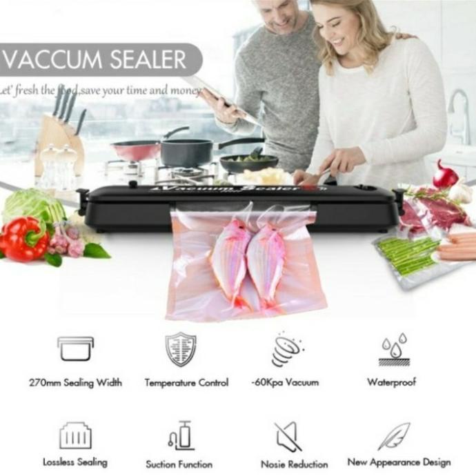 Jual Mesin Vacuum Sealer Plastik Otomatis Vacuum Press Makanan Jau
