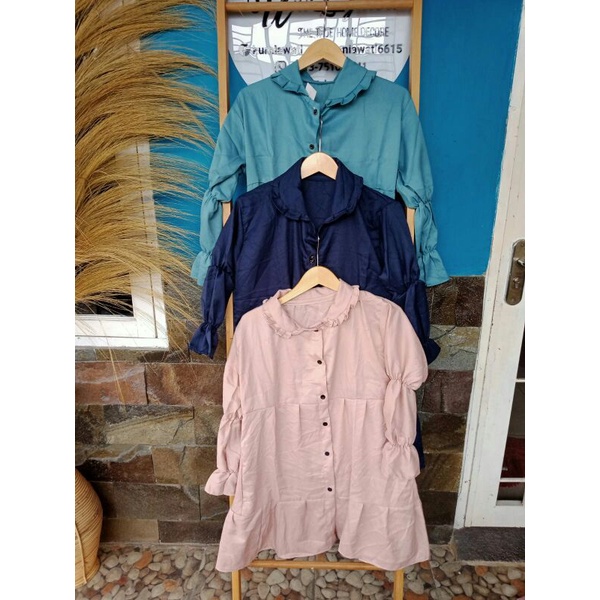 Jual kemeja tunik (dijual satuan) | Shopee Indonesia