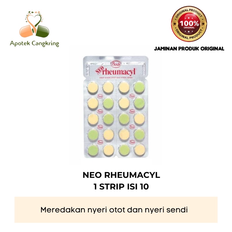 Jual Neo Rheumacyl isi 10 tablet 20 tablet Nyeri sendi otot | Shopee ...