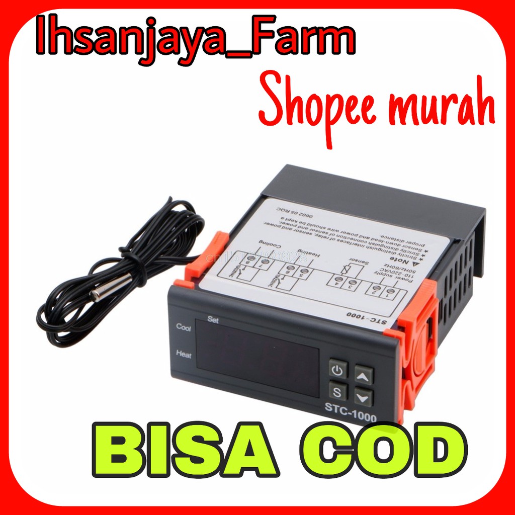 Jual STC 1000/thermostat Digital/pengatur Suhu Otomatis | Shopee Indonesia