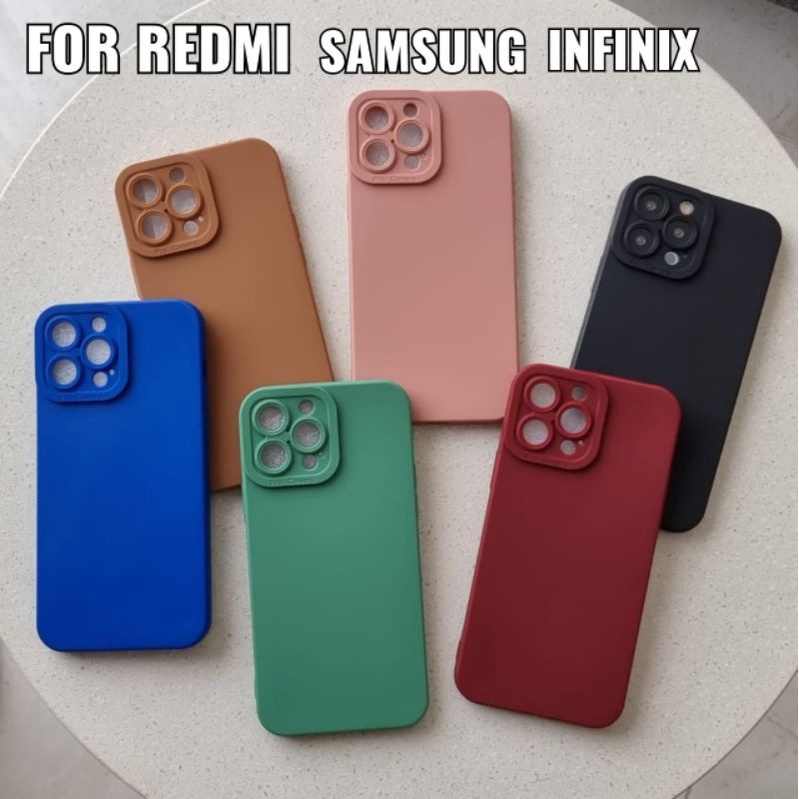 Jual SOFT CASE PRO CAMERA MACARON REDMI 9C NOTE 11 PRO REALMI C35 C31 ...