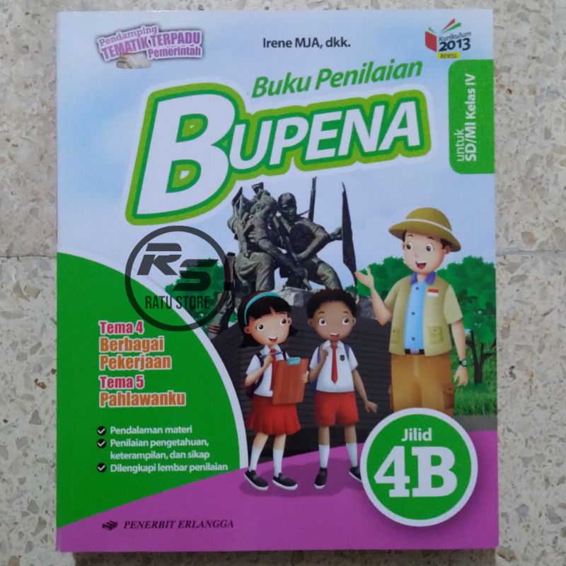 Jual Buku Bupena SD Kelas 4 Jilid 4a 4b 4c 4d Kurikulum 2013 Edisi ...