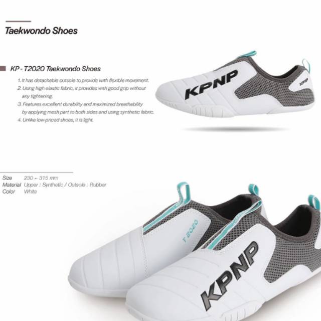 Kpnp deals taekwondo shoes