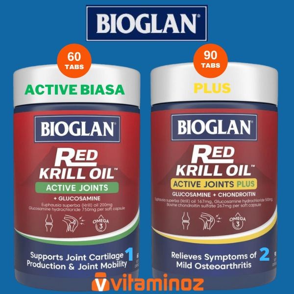 Jual Bioglan Red Krill Oil Active Joint Joints Shopee Indonesia