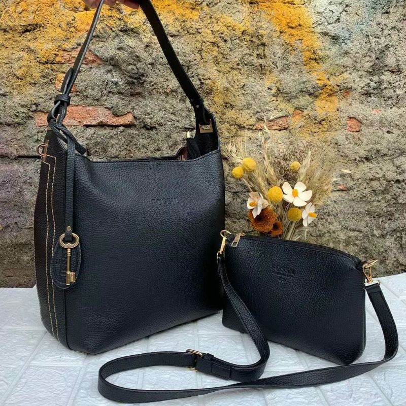 TAS F. HOBO FREE SELEMPANG KULIT JERUK TEBAL DAN LENTUR