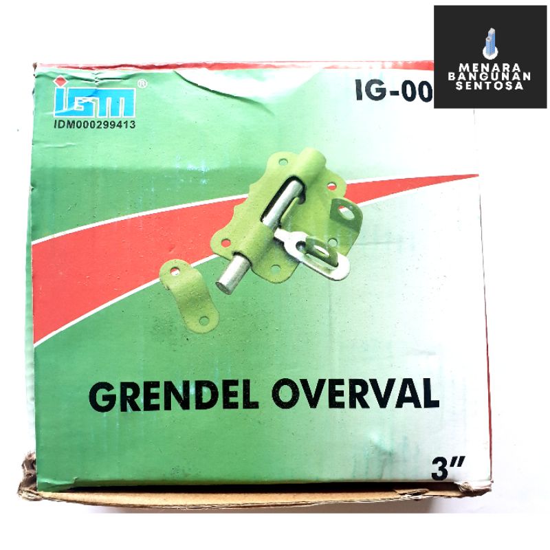 Jual Grendel Overval IGM 3 Inch Tebal Hijau - Gerendel Overpal Selot ...