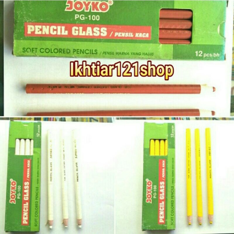 Jual Pensil Kaca Joyko Pencil Glass Joyko Pg 100 Satuan Grosir Shopee