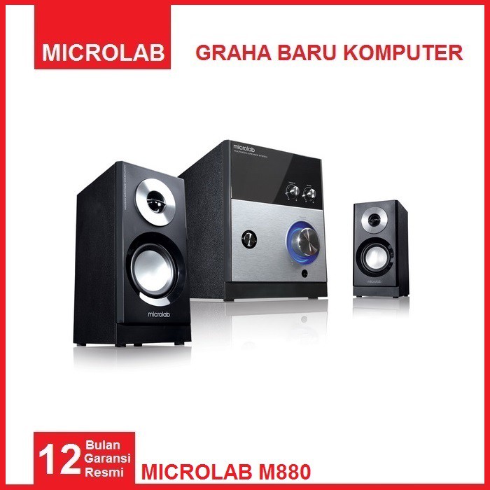 Jual Microlab M880 59 Watt RMS Multimedia Speaker Komputer PC | Shopee ...
