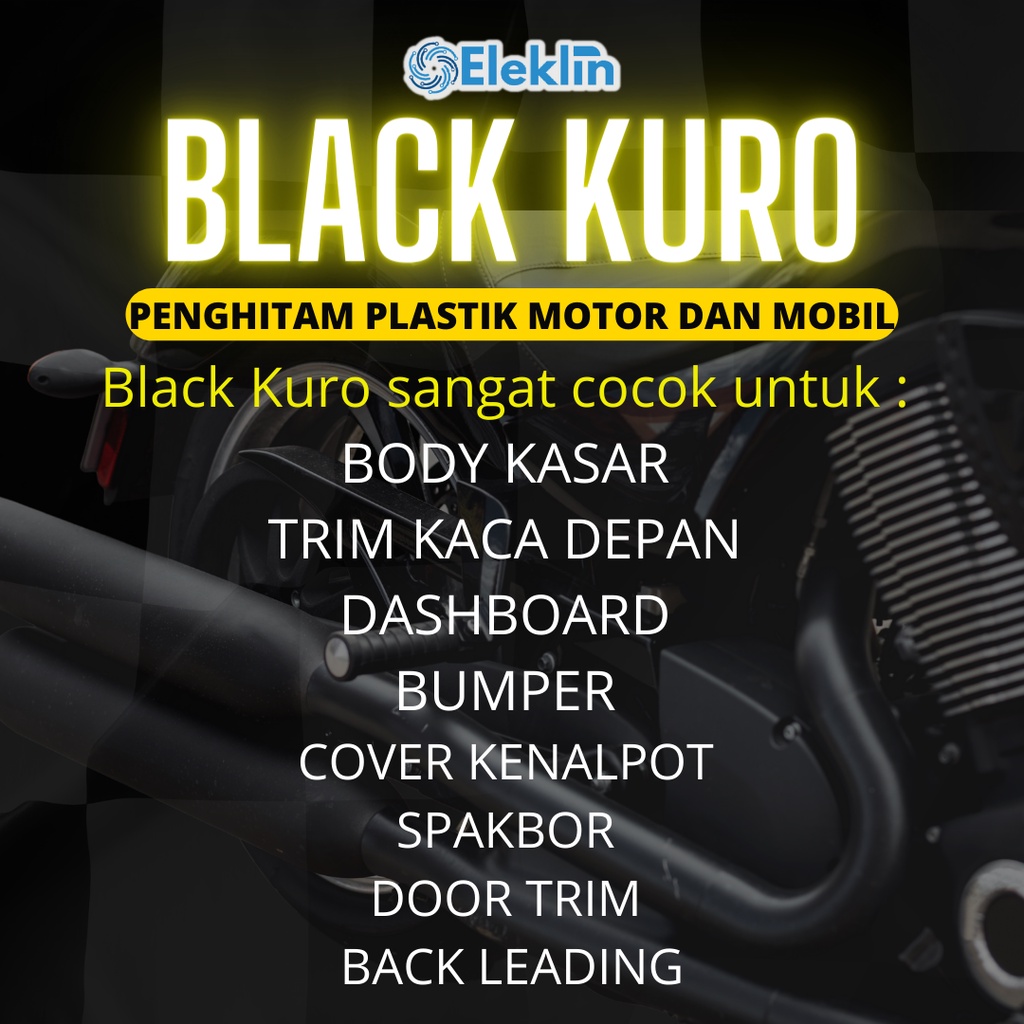 Jual Penghitam Body Motor Mobil Permanen Trim Restorer Original Black ...