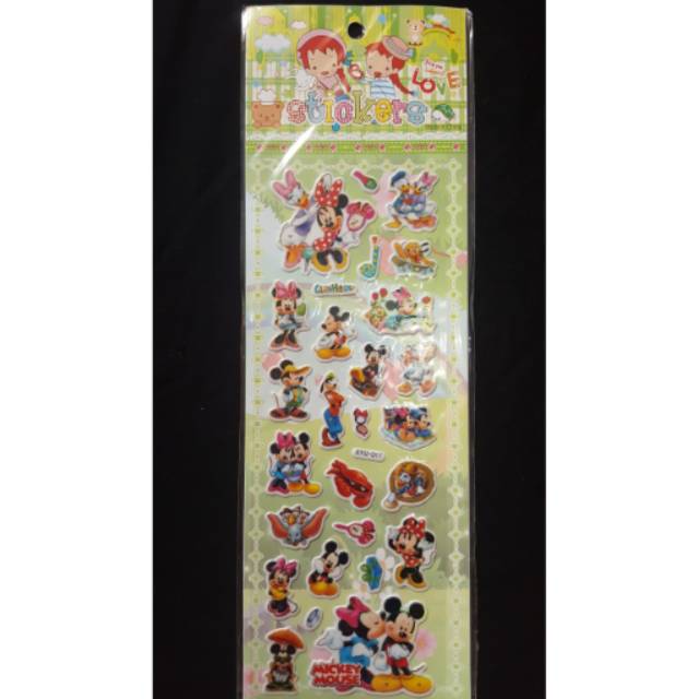 Jual Stiker timbul mickey mouse / sticker XYU-017 | Shopee Indonesia