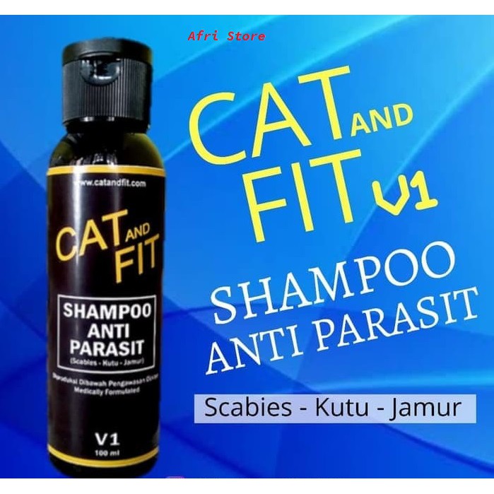 Jual Shampoo Kucing Cat and Fit V1 Untuk Parasit Jamur dan Scabies ...