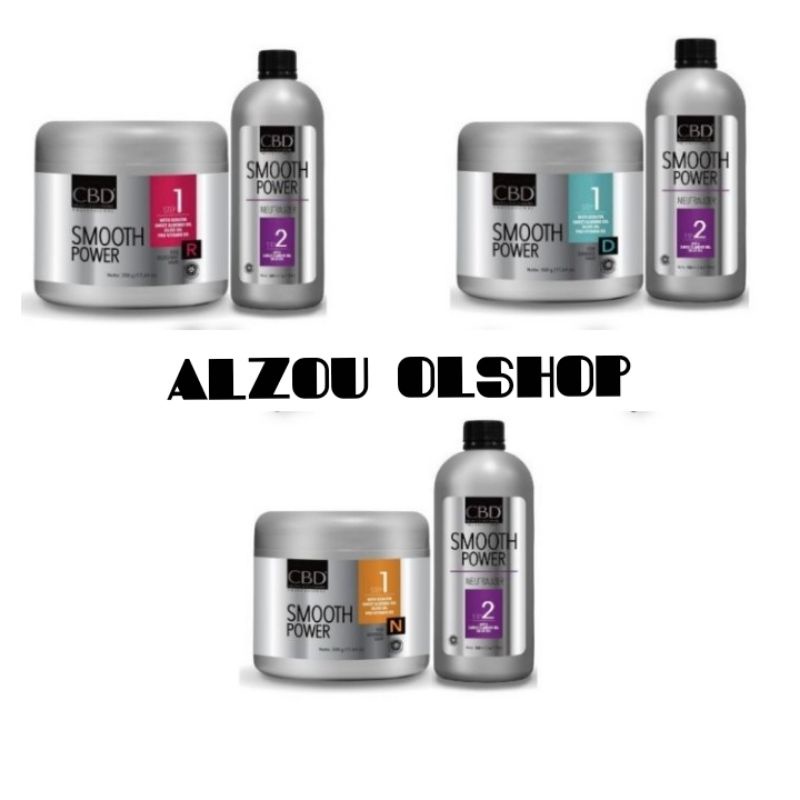 Jual CBD SMOOTH POWER/SMOOTHING KERATINE STEP 1 & STEP 2 500 GR ...