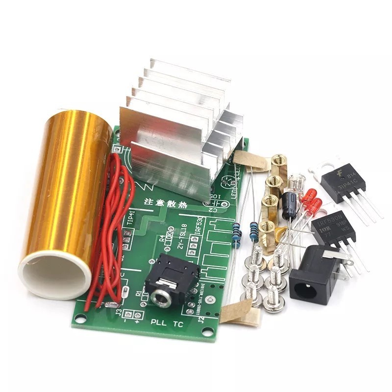 Jual Music Tesla Coil Plasma Audio Speaker DIY KIT High Voltage