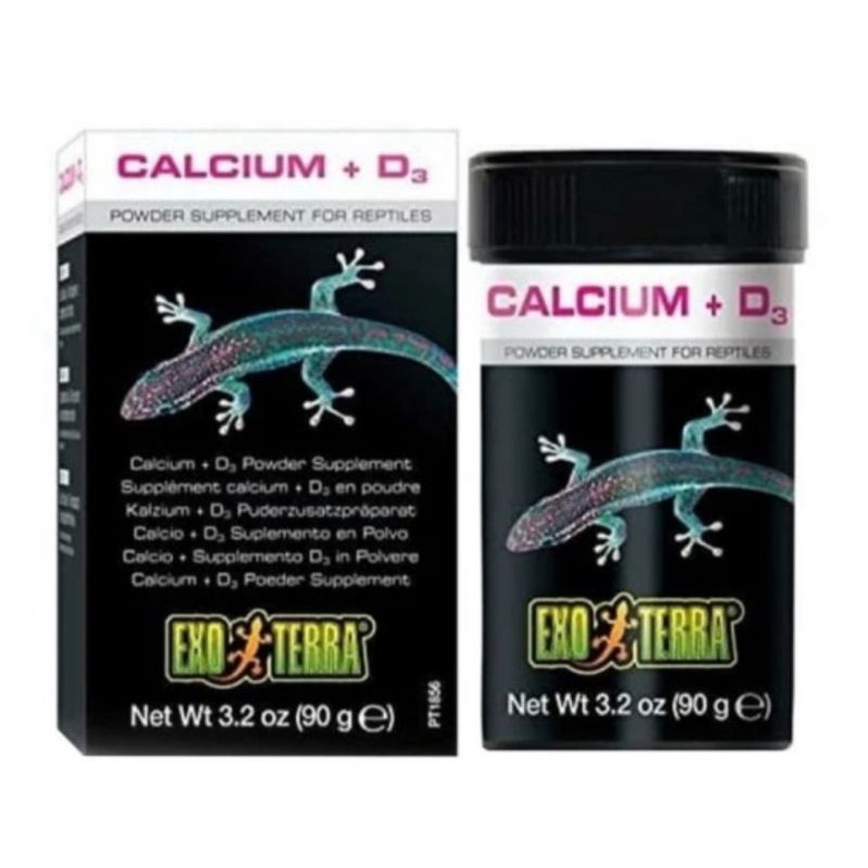 Jual Exoterra Calcium D3 Multivitamin Vitamin Kalsium Reptil Gecko
