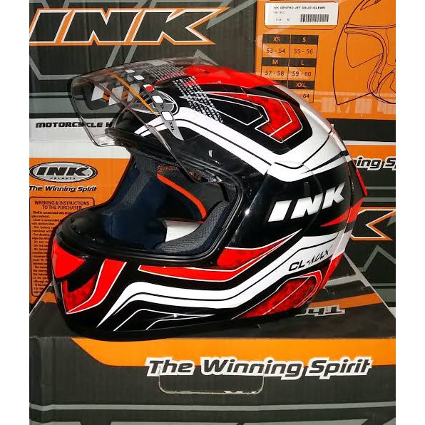 Jual Helm INK CL Max Seri 5 Red Flo Original | Shopee Indonesia