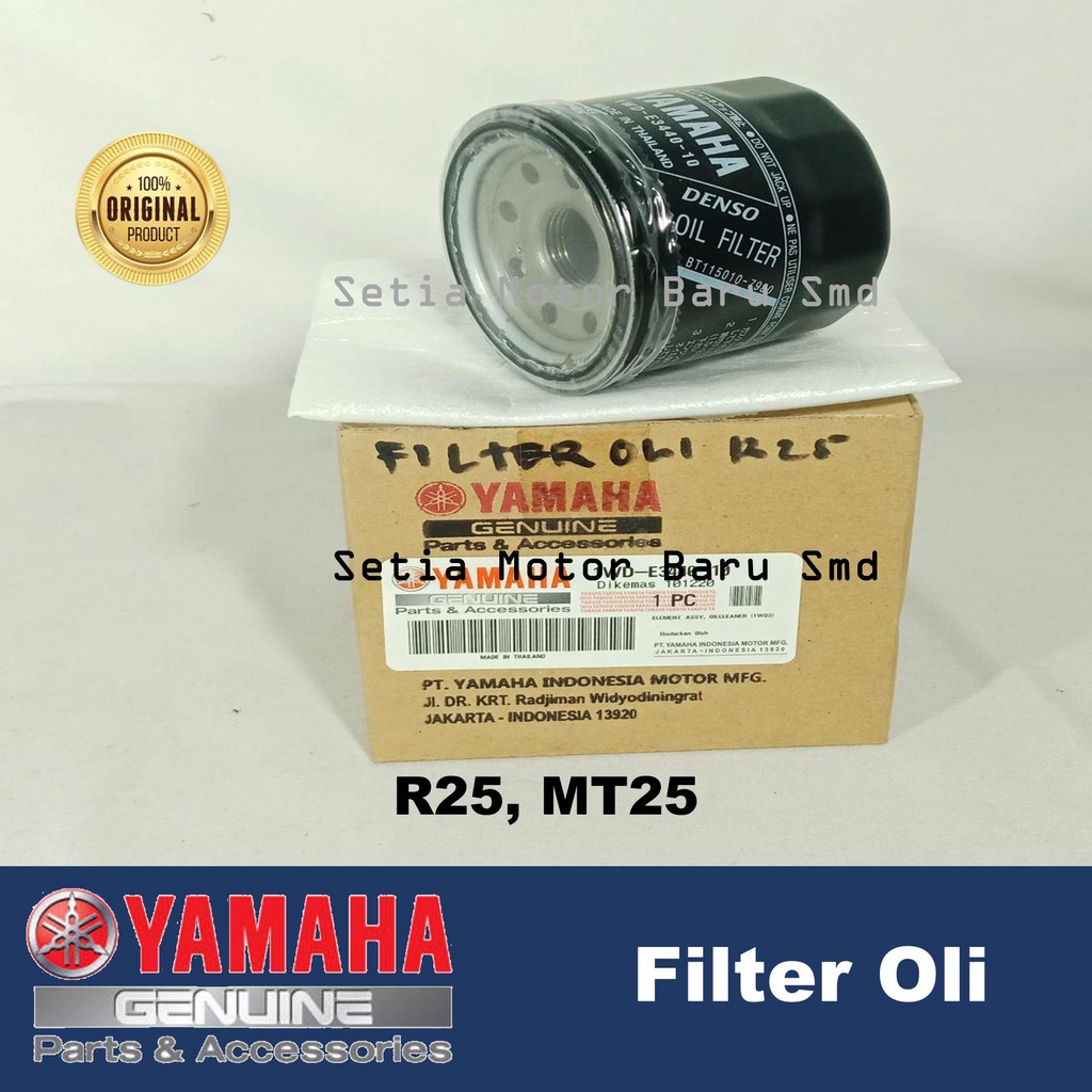 Jual Filter Oli Cleaner Elemen Assy Motor Yamaha R25 MT25 Asli Yamaha ...