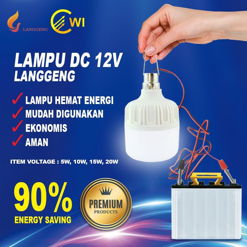 Jual Lampu DC 12 Volt 5 Watt Langgeng | Shopee Indonesia