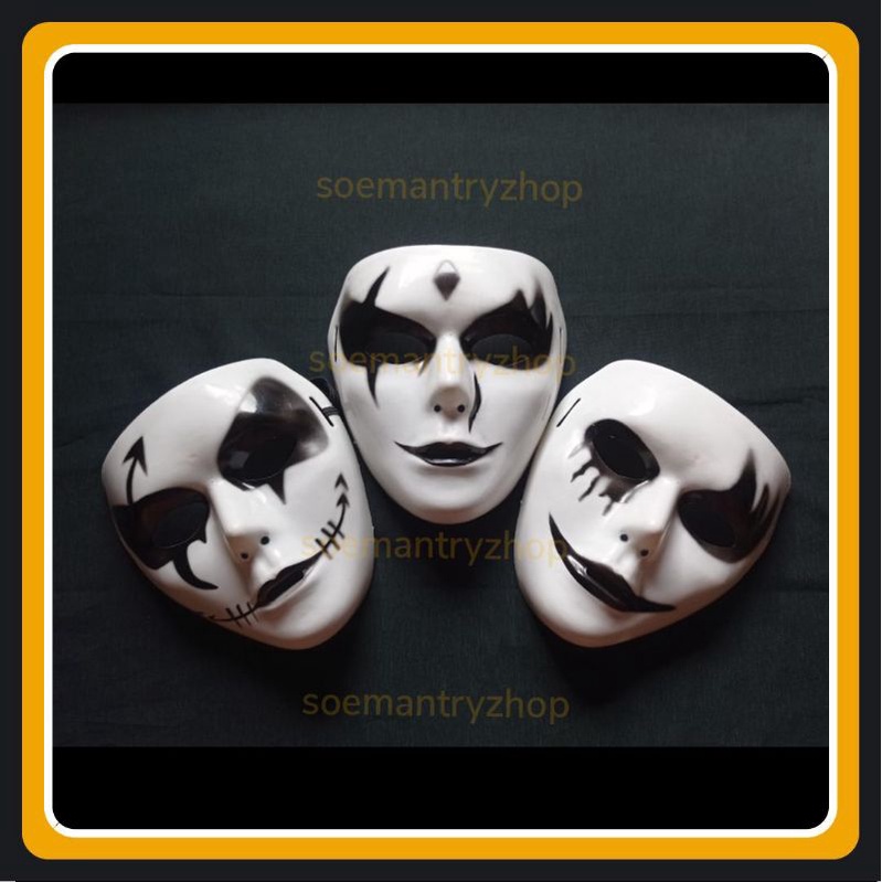 Jual Topeng Jabba Terlengkap polos topeng tari dance modern mainan anak ...