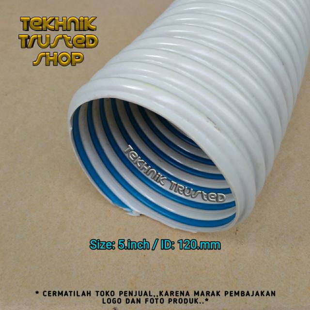 Jual Selang Spiral Hisap Serbuk Udara Ecer Permeter Dust Suction Hose Shopee Indonesia