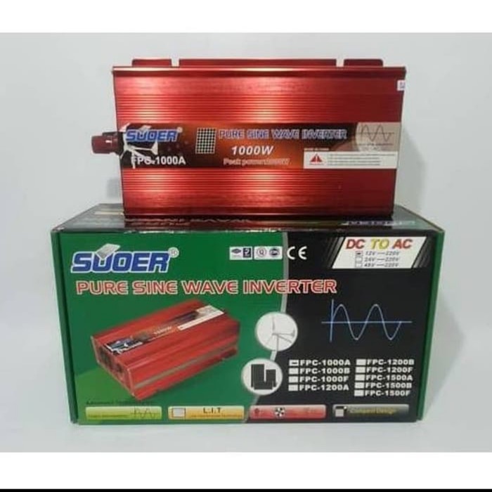 Jual Inverter Pure Sine Wave W Suoer Fpc A Watt Fpc A