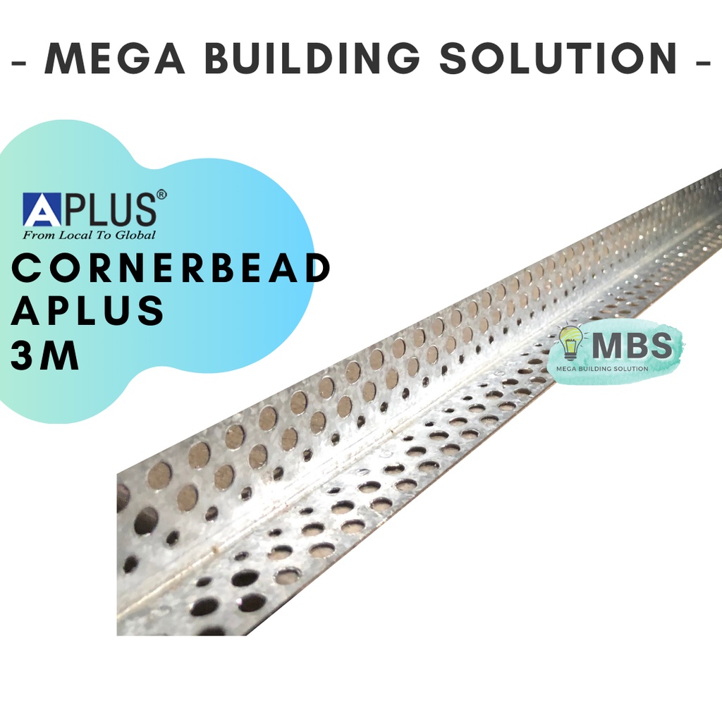Jual Aplus Cornerbead 3m / Cornerbit Gypsum Sudut Pelindung ...