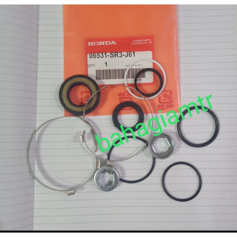 Jual seal kit power steering low civic genio estilo sel rack power ...