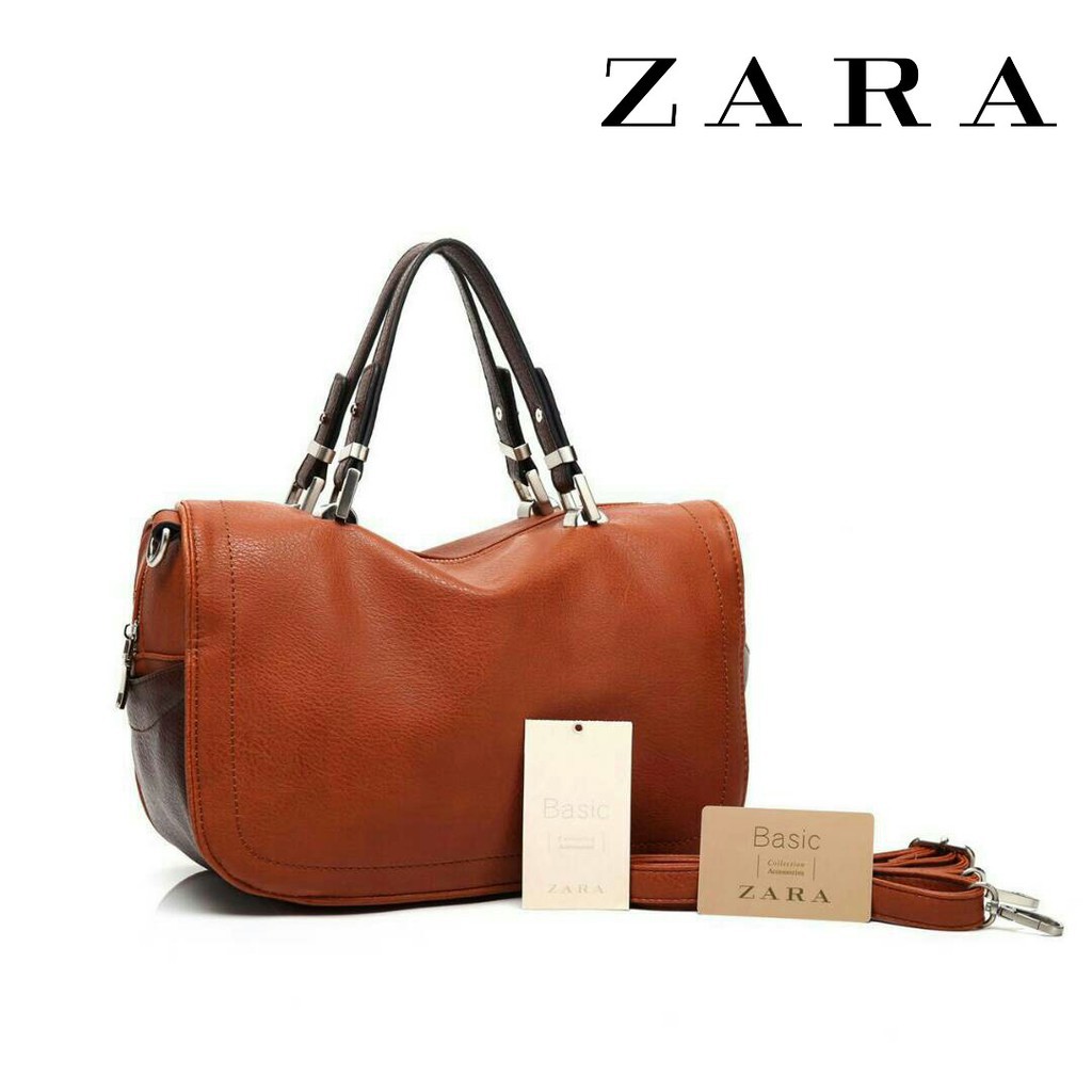 Jual Zara Basic Bag Original - Cokelat - Kota Surabaya