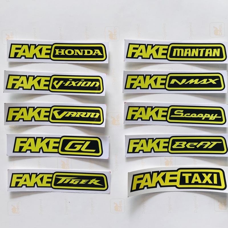 Jual Stiker Racing Herex - Fake Beat Fake Vixion Fake Taxi | Shopee ...