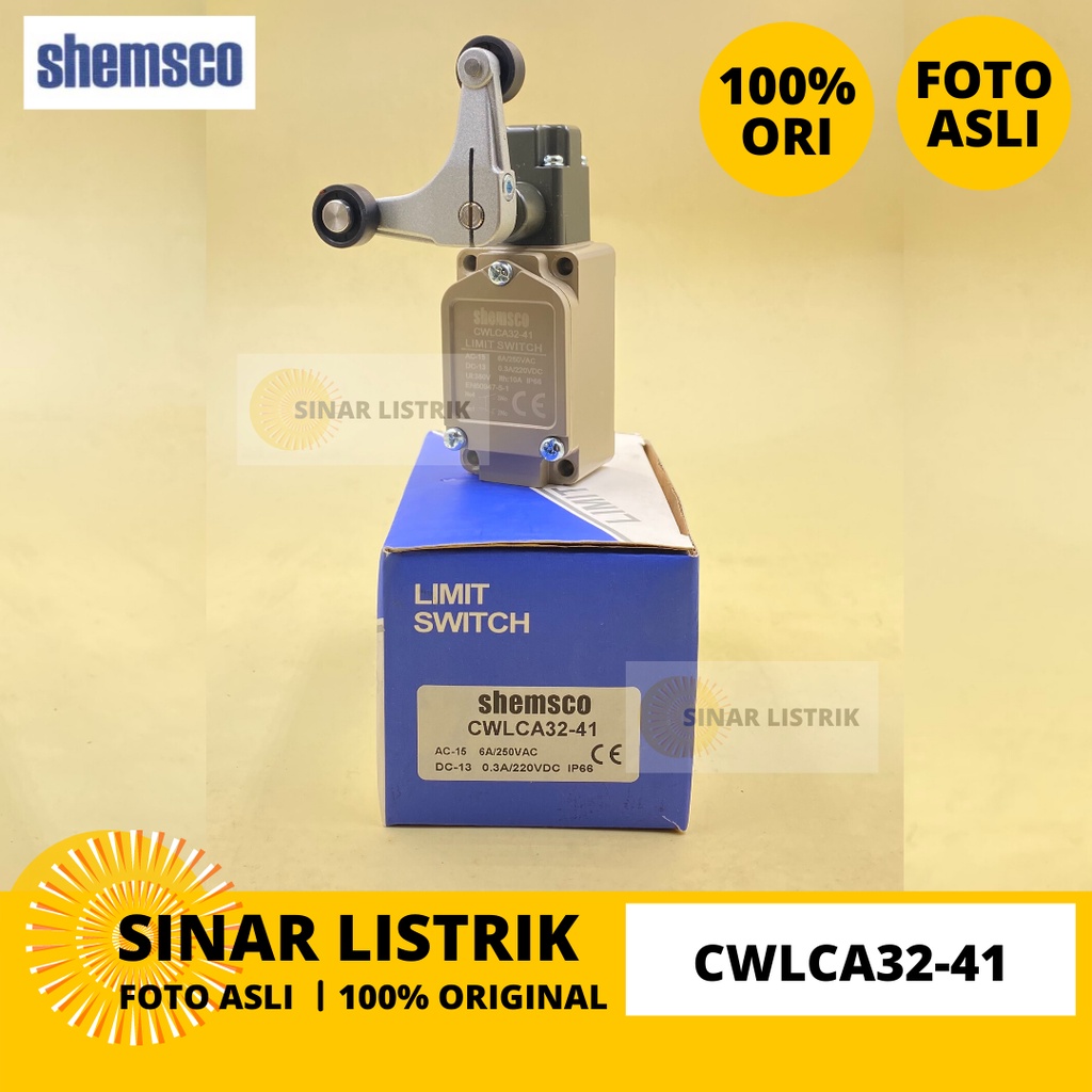 Jual Limit Switch Shemsco CWLCA32-41 setara OMRON WLCA32-41 WLCA 32 41 ...