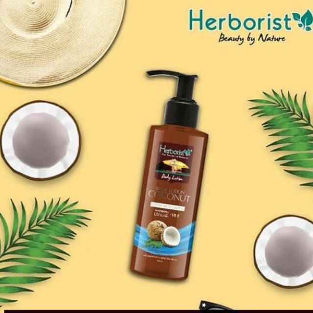 Jual Herborist Body Lotion Coconut 145ml Shopee Indonesia
