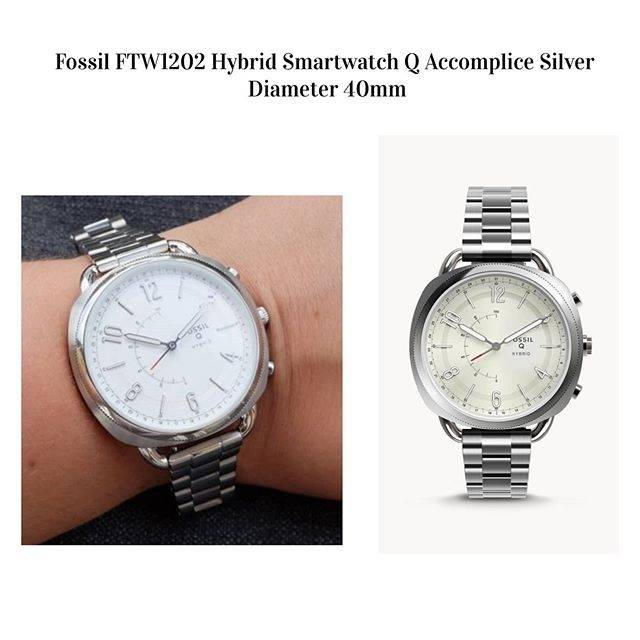 Jual Jam Tangan Fossil FTW1202 Hybrid Silver Shopee Indonesia