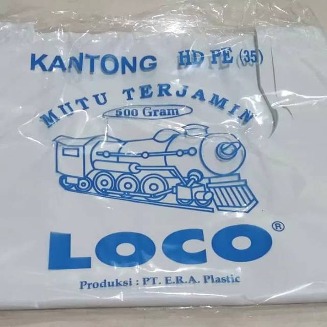 Jual Kantong Plastik Kresek Loco Putih Tebal 17 24 28 35 40 Shopee Indonesia