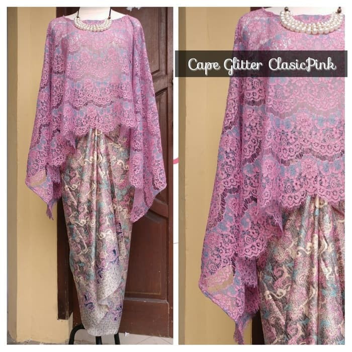 Jual Kebaya Modern Brukat Cape Gliter ( Atasa saja 5 Plihan warna
