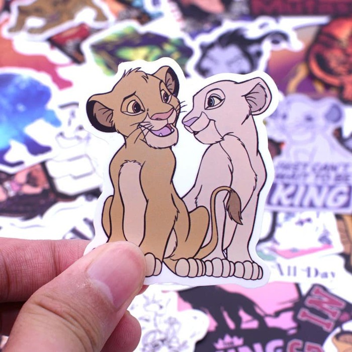 Jual 50 Pcs Stiker Lion King Simba Disney | Shopee Indonesia