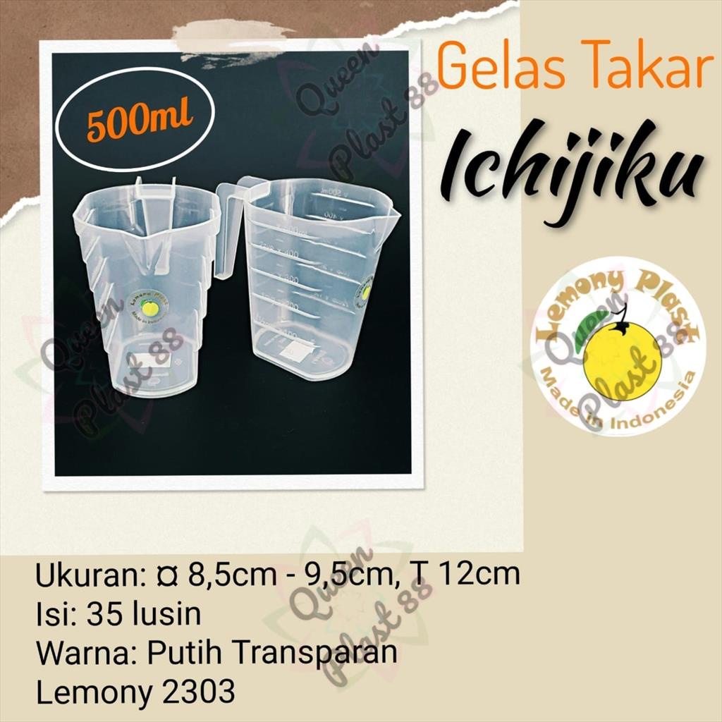 Jual Gelas Ukur 500ml Ichijuku Gelas Takaran Airgelas Takar Plastik Lemony Shopee Indonesia 4532