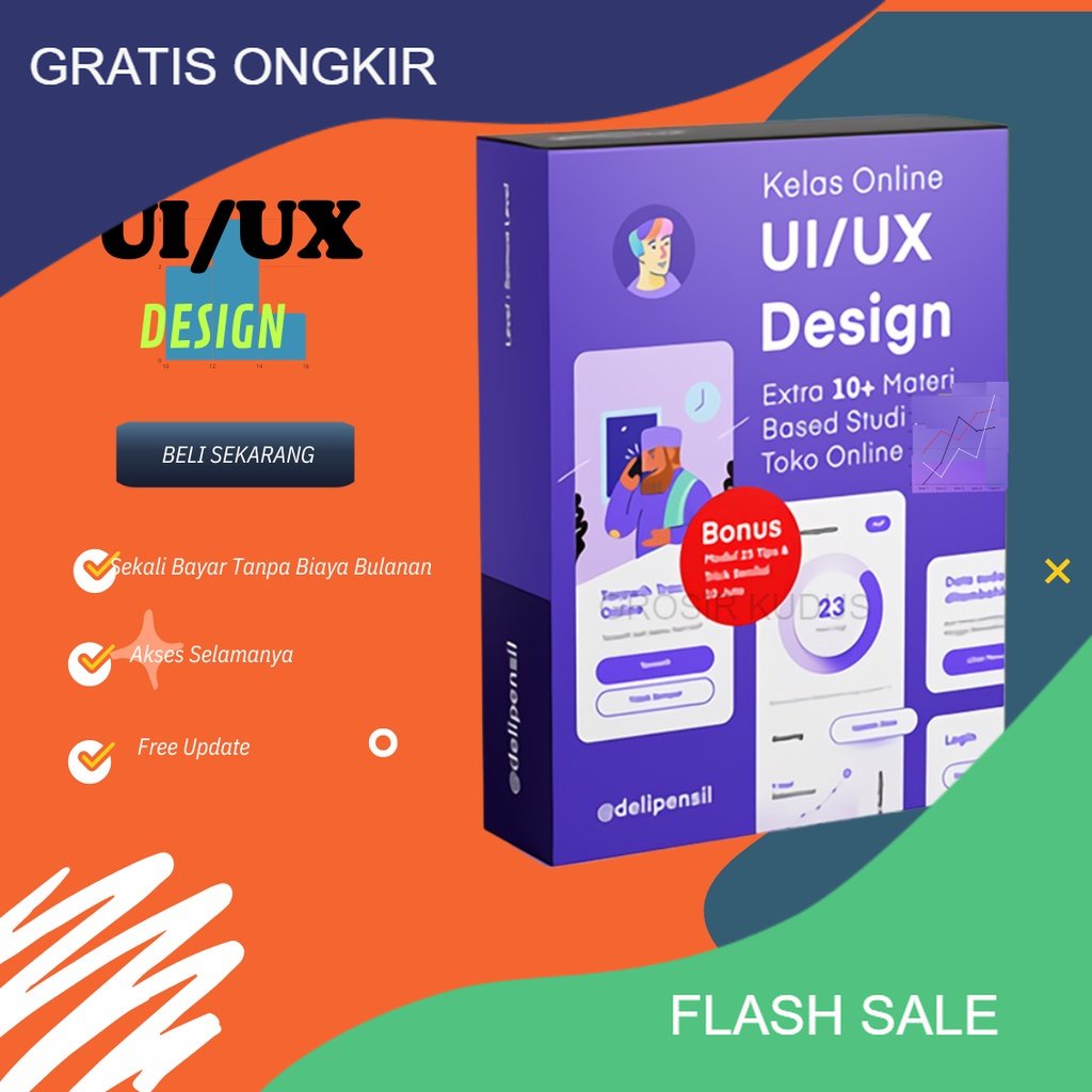 Jual UI UX DESIGN Class Belajar UI Web Design Lengkap | Shopee Indonesia