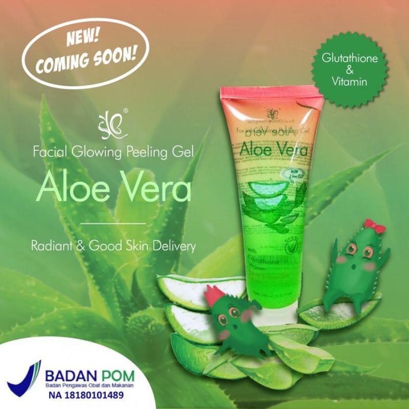 Jual SYB Facial Glowing Peeling Gel Aloe Vera Charcoal SYB Pelling