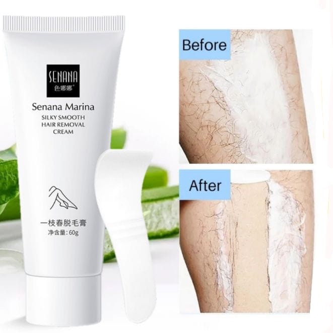 Jual (FREE SPATULA) SENANA HAIR REMOVAL CREAM PENGHILANG BULU PERONTOK
