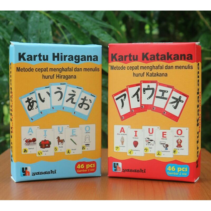 Jual Flashcard Hiragana Katakana (Kartu Hiragana Katakana) Shopee