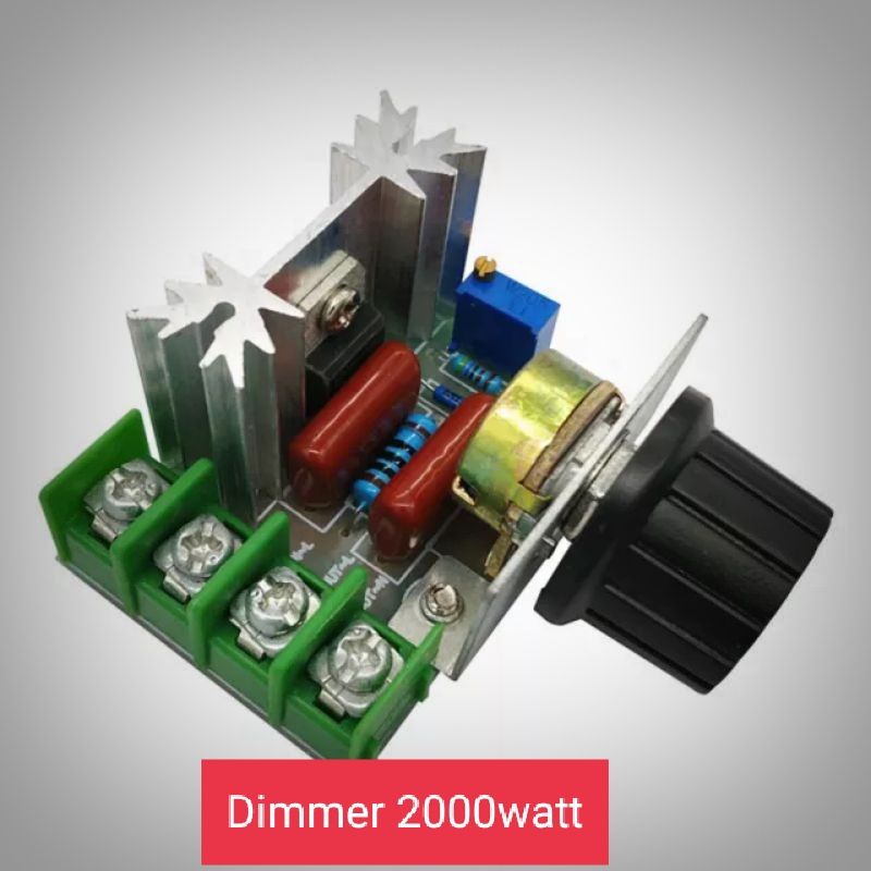 Jual Dimmer AC 220V 2000 watt pengurang atau Pengatur Kecepatan dinamo
