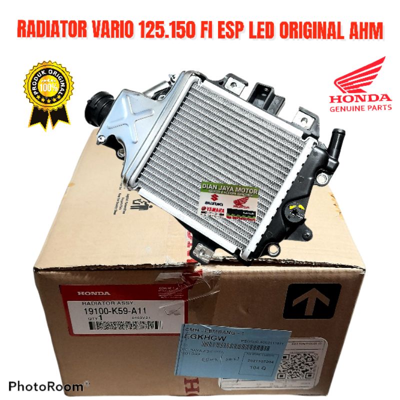 Jual (AHM) Radiator K59 Vario 125 .Vario 150 FI ESP LED K59 PNP VARIO ...